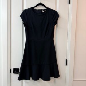 GAP Black Mini Peplum Dress